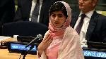 Malala Youzafzai speaks at the United Nations